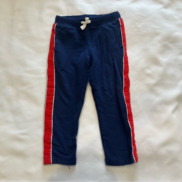 Carter's Sweatpants (4T) Sweatshirt (5T) Set Blue Red Stripe - Picture 6 of 9